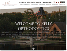 Tablet Screenshot of kellyorthodontics.com